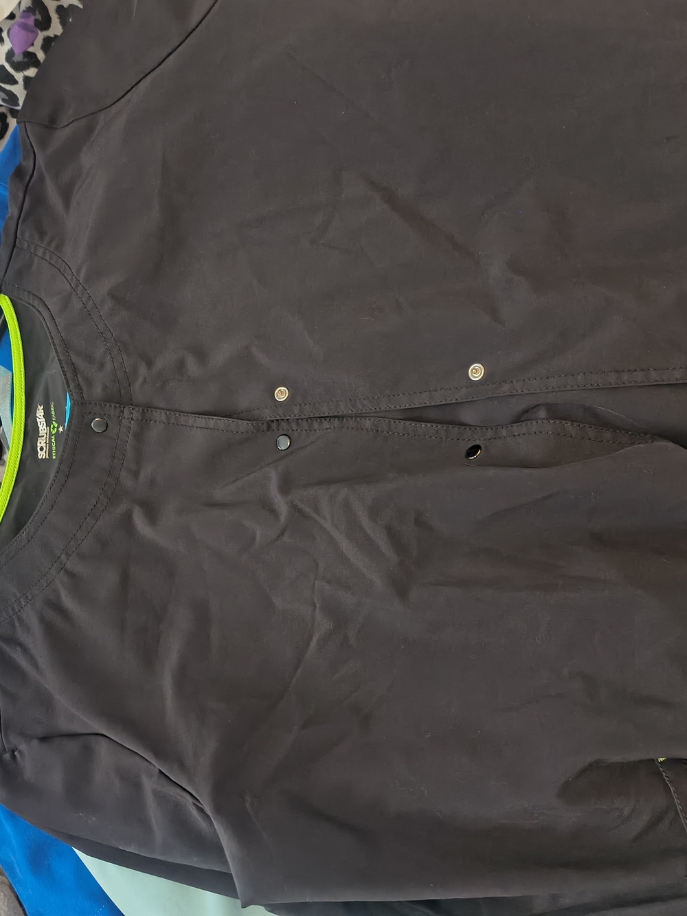 Women's Black Scrub Jacket